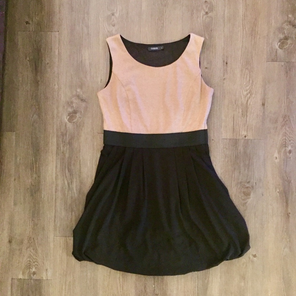 Camel Chic Bubble Dress